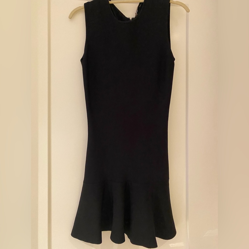 Stretch peplum dress